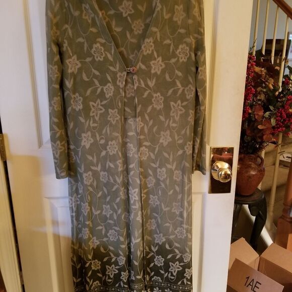 80'S DRESSY VINTAGE ENSEMBLE W/ GOLD ACCENTS - Picture 2 of 7